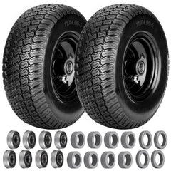 Vershin front-packaging view showing two pre-assembled tires for fast replacement