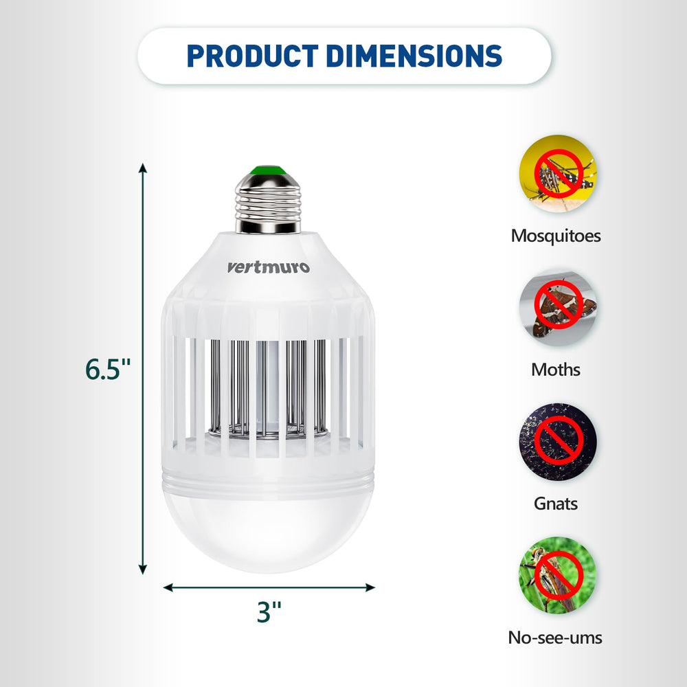 vertmuro packaging box label highlighting wattage UV wavelength and safety