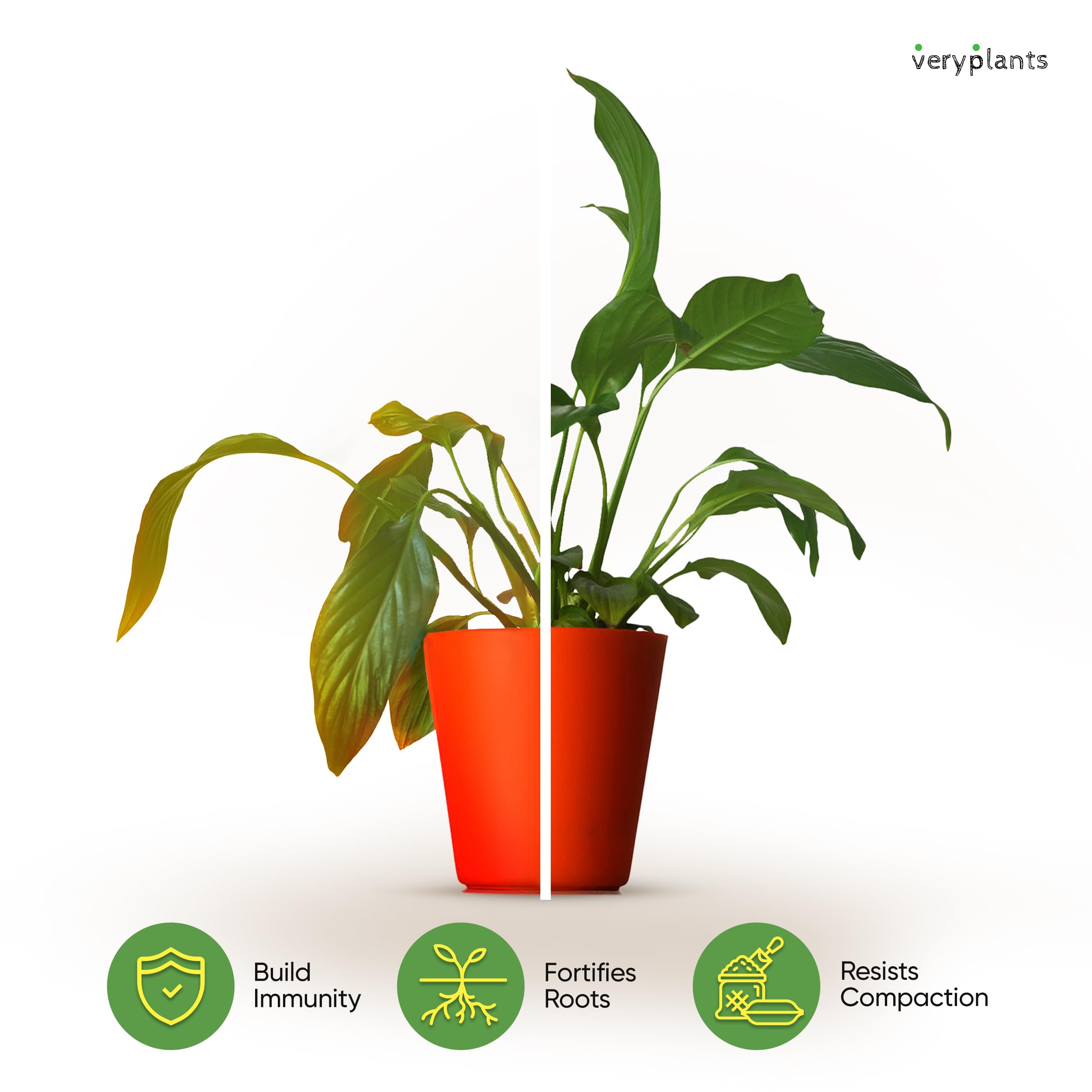 veryplants resealable bag and label showing freshness and recyclability