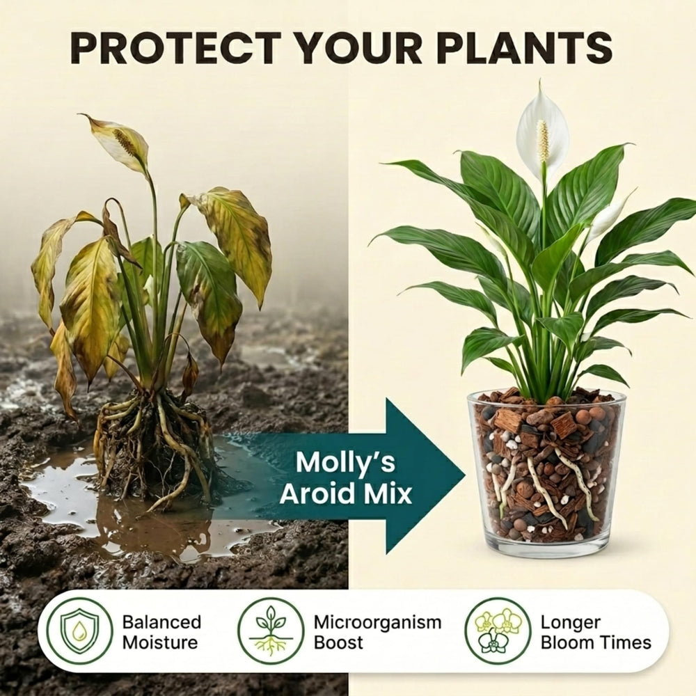 veryplants roots growing through mix for stronger root support