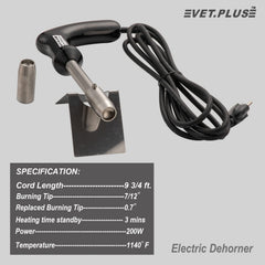 VET.PLUS two tip sizes side-by-side showing quick-change versatility advantage