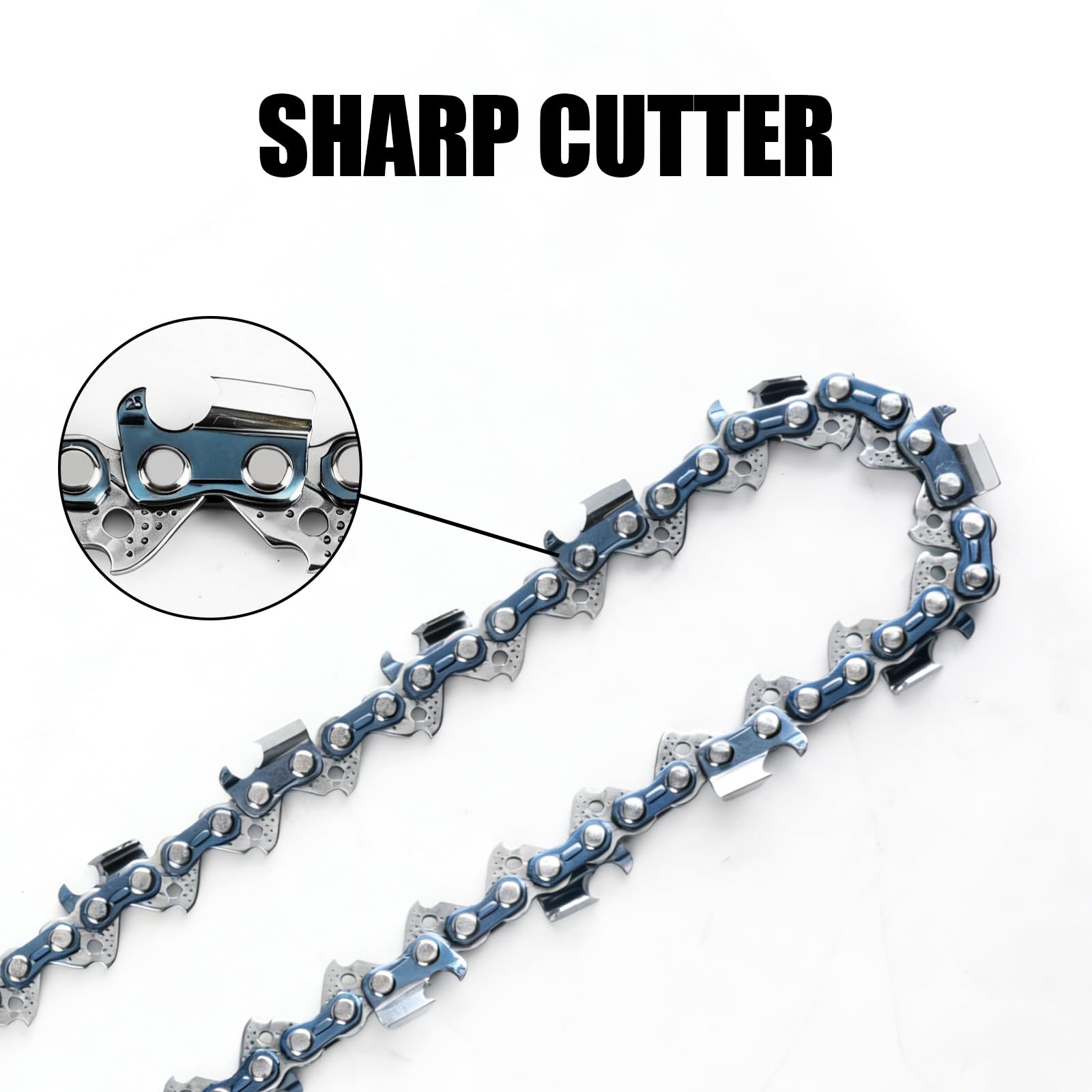 Vetoper chain mounted on a Stihl bar cutting wood, demonstrating smooth operation