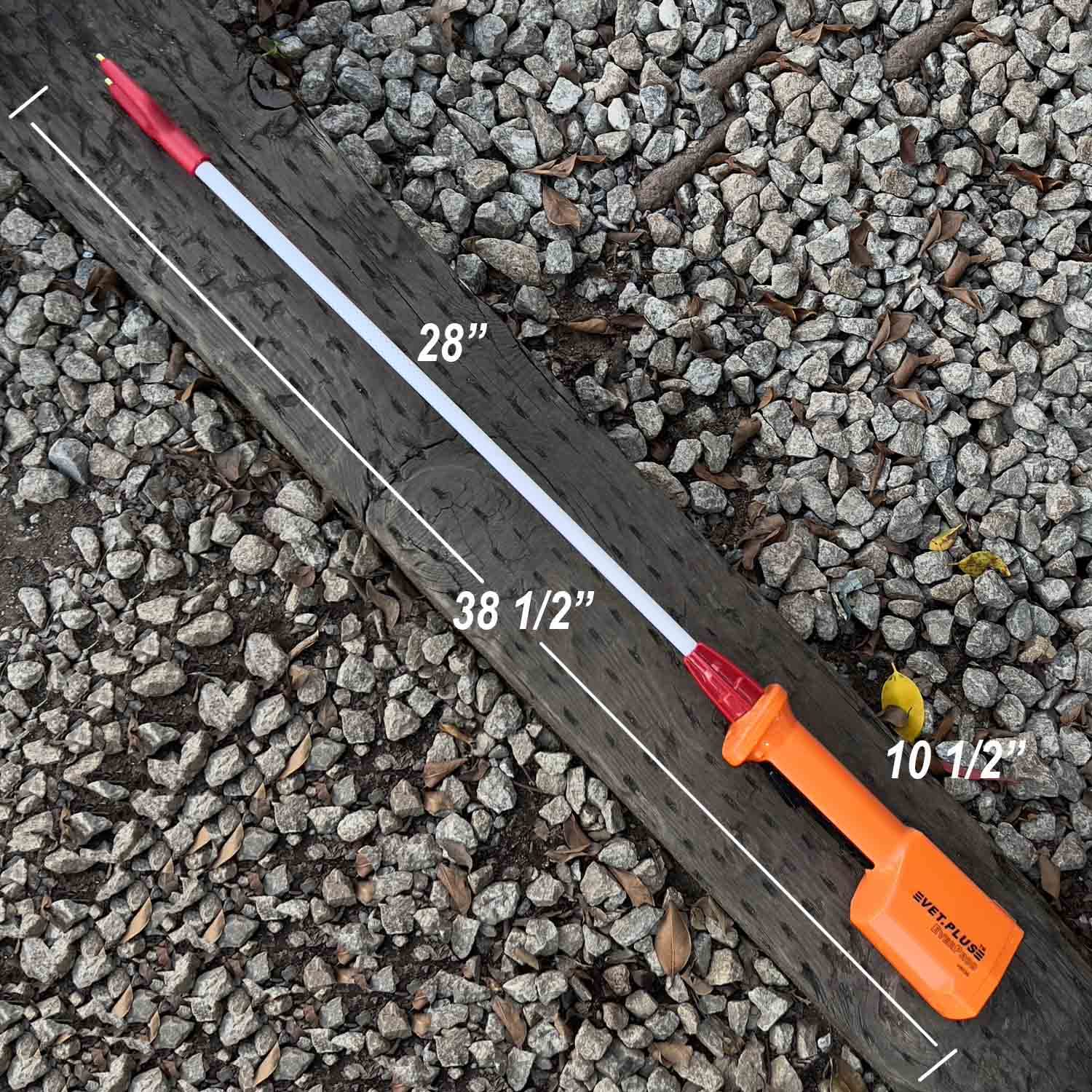 VET.PLUS flexible shaft close-up illustrating extended reach benefit