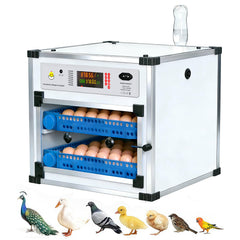 Vevitts front view of incubator showing capacity and controls, boosts hatch management