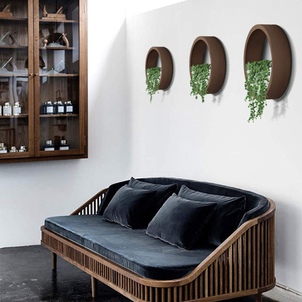 VEVLU balcony lifestyle display with planters enhancing outdoor decor and adding greenery benefit