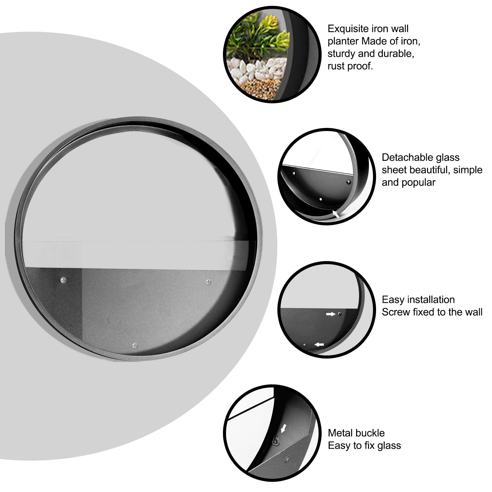 VEVLU close-up of tempered glass bowl highlighting clarity and easy-clean benefit