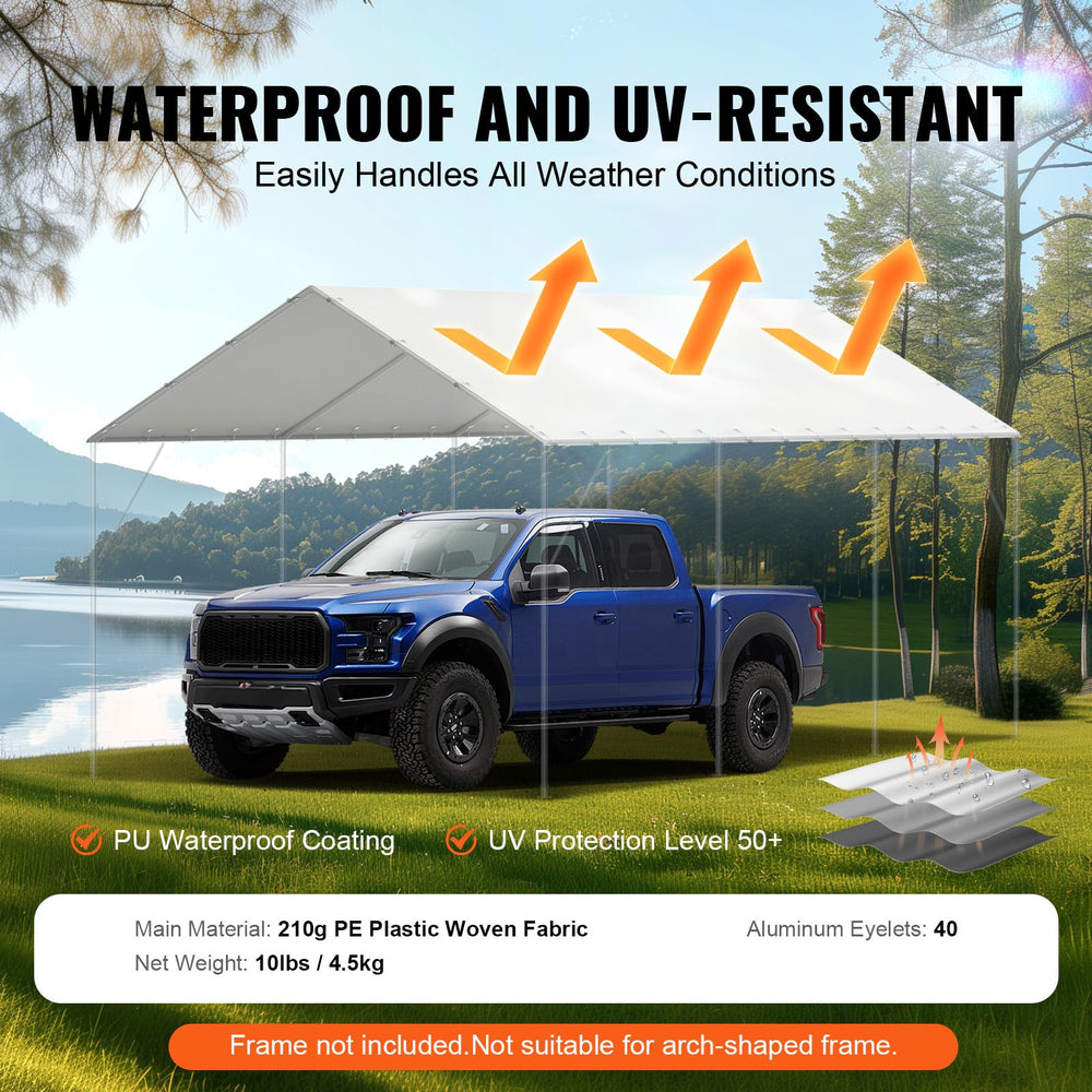 VEVOR set of 40 ball bungees included for secure quick attachment benefit