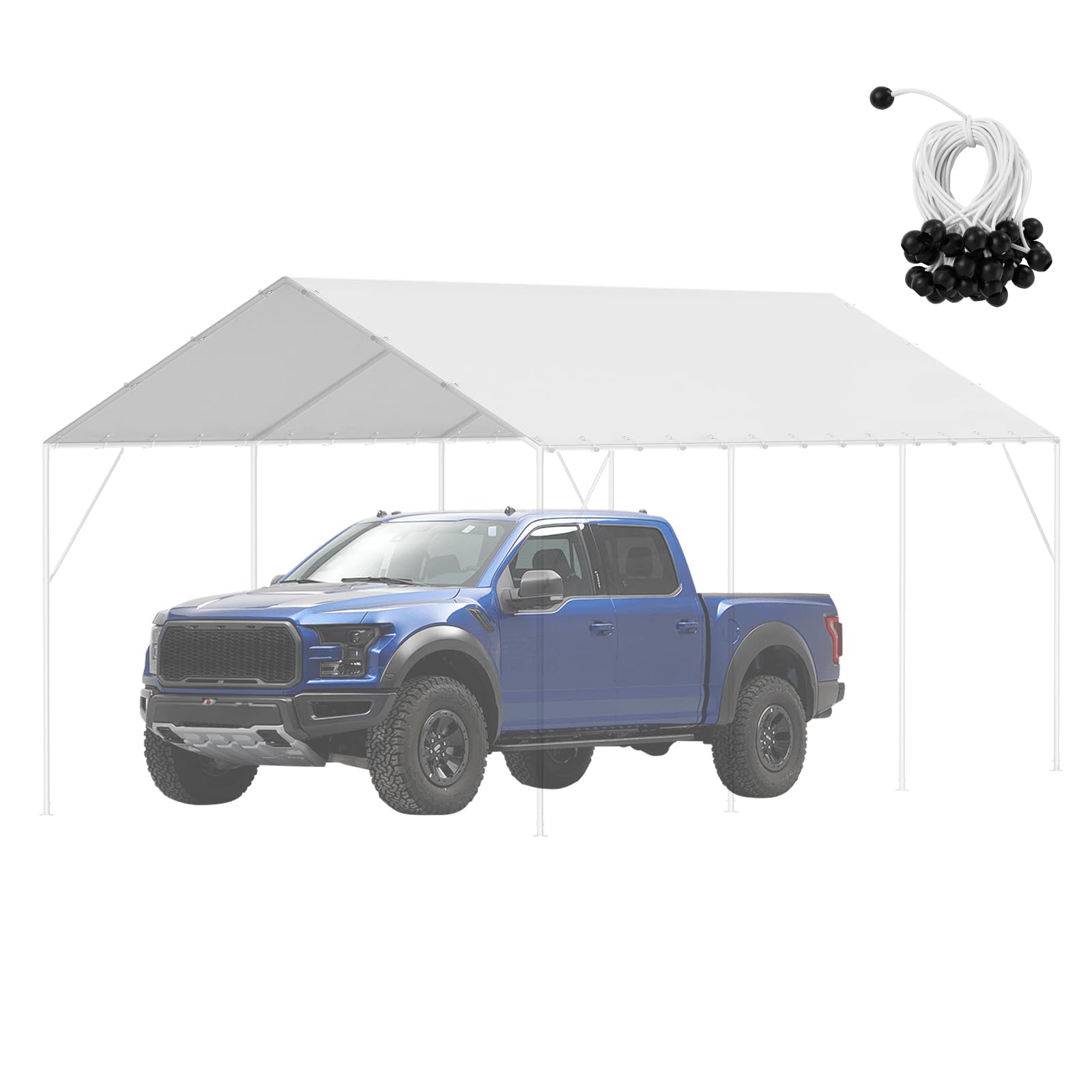 VEVOR canopy used in backyard lifestyle scene providing shaded gathering space