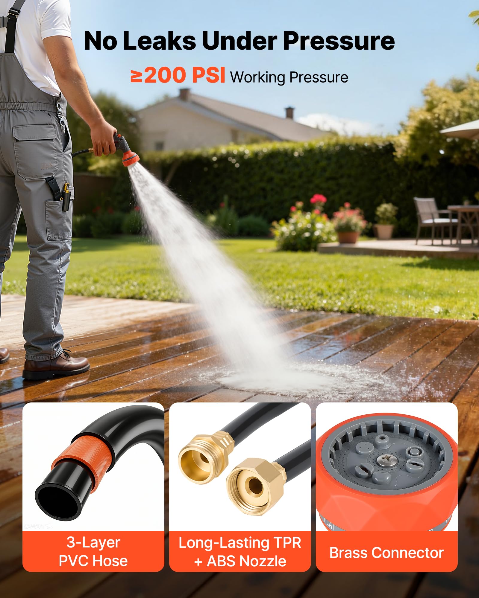VEVOR 180° swivel bracket showing flexible pivot for wider coverage