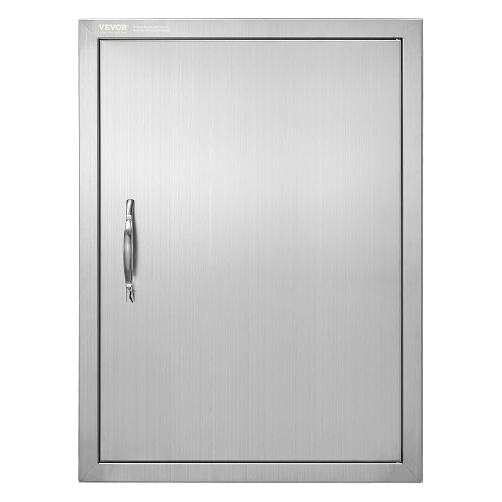 VEVOR front view of stainless steel access door showing flush mount and clean finish benefit