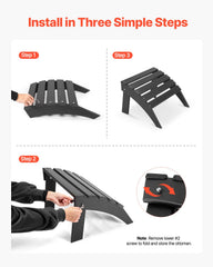 VEVOR slatted top detail offering airflow and stable leg support