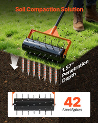VEVOR close-up of handle and frame for comfortable upright operation