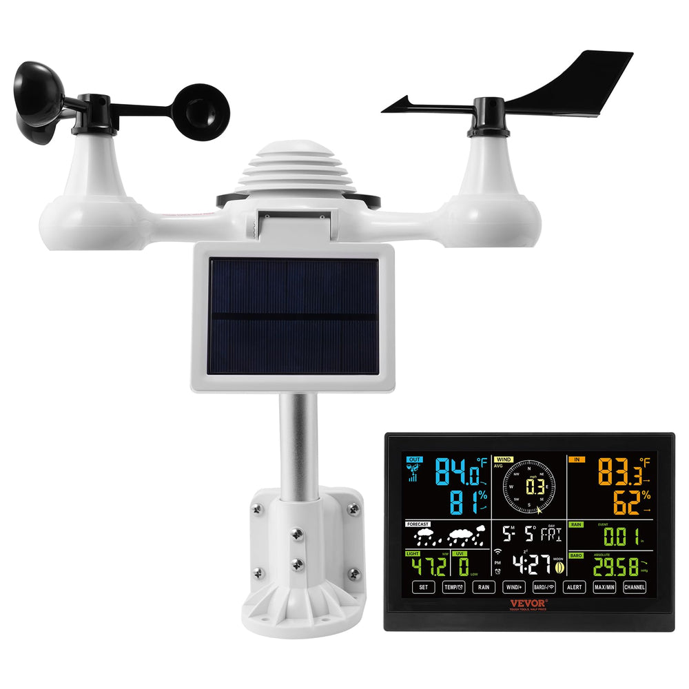 VEVOR anemometer and vane detail showing precise wind measurement benefit