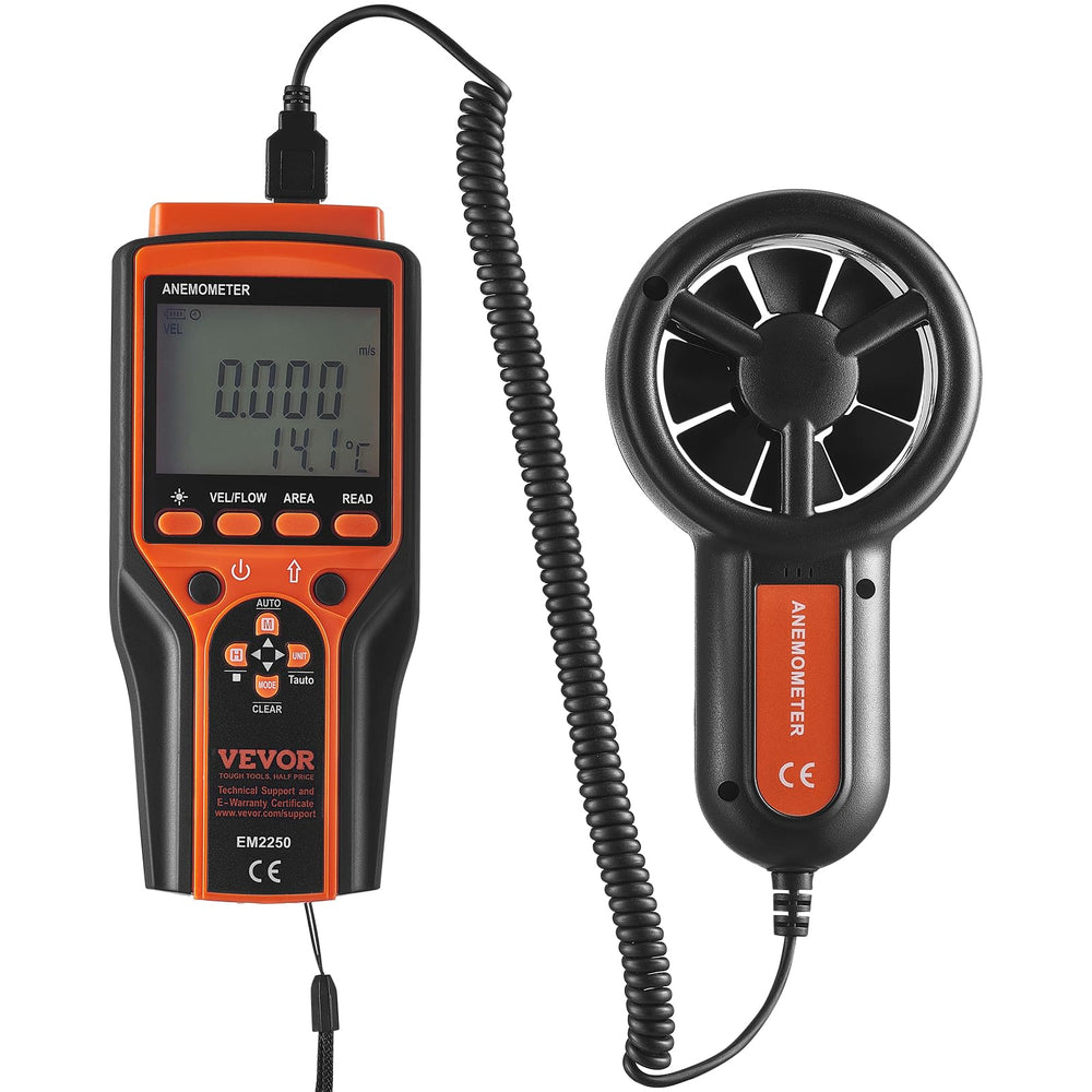 VEVOR held in hand showing compact size and field portability benefit