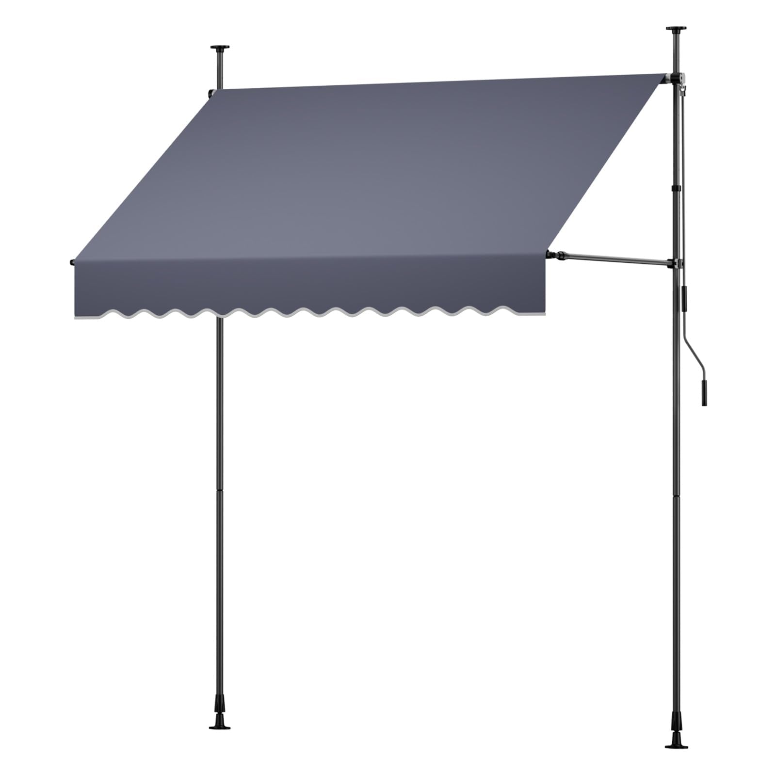 VEVOR lifestyle backyard scene showing added shade and comfort benefit