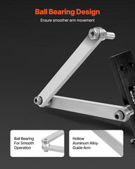VEVOR guide arm ball-bearing detail enabling smooth sharpening motion