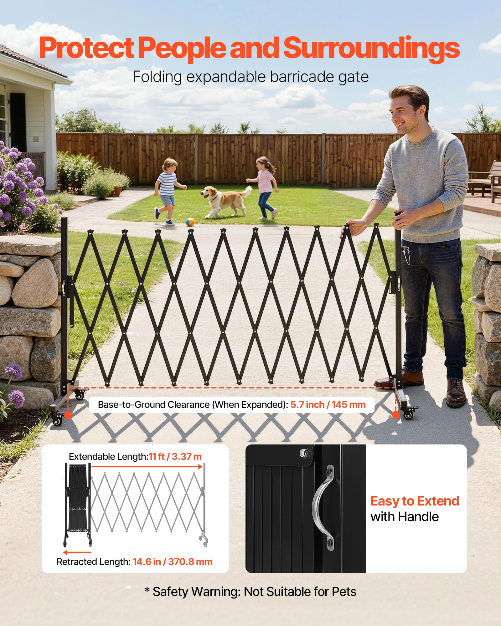 VEVOR close-up of aluminum mesh showing durable corrosion-resistant benefit
