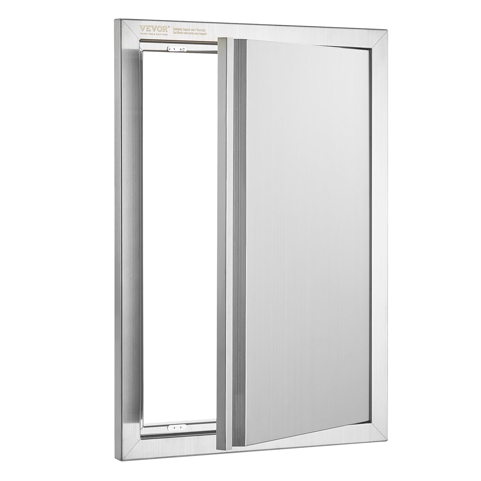 VEVOR polished stainless surface highlighting rust-resistant, low-maintenance