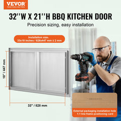 VEVOR recessed handle close-up showing safety and low-profile benefit