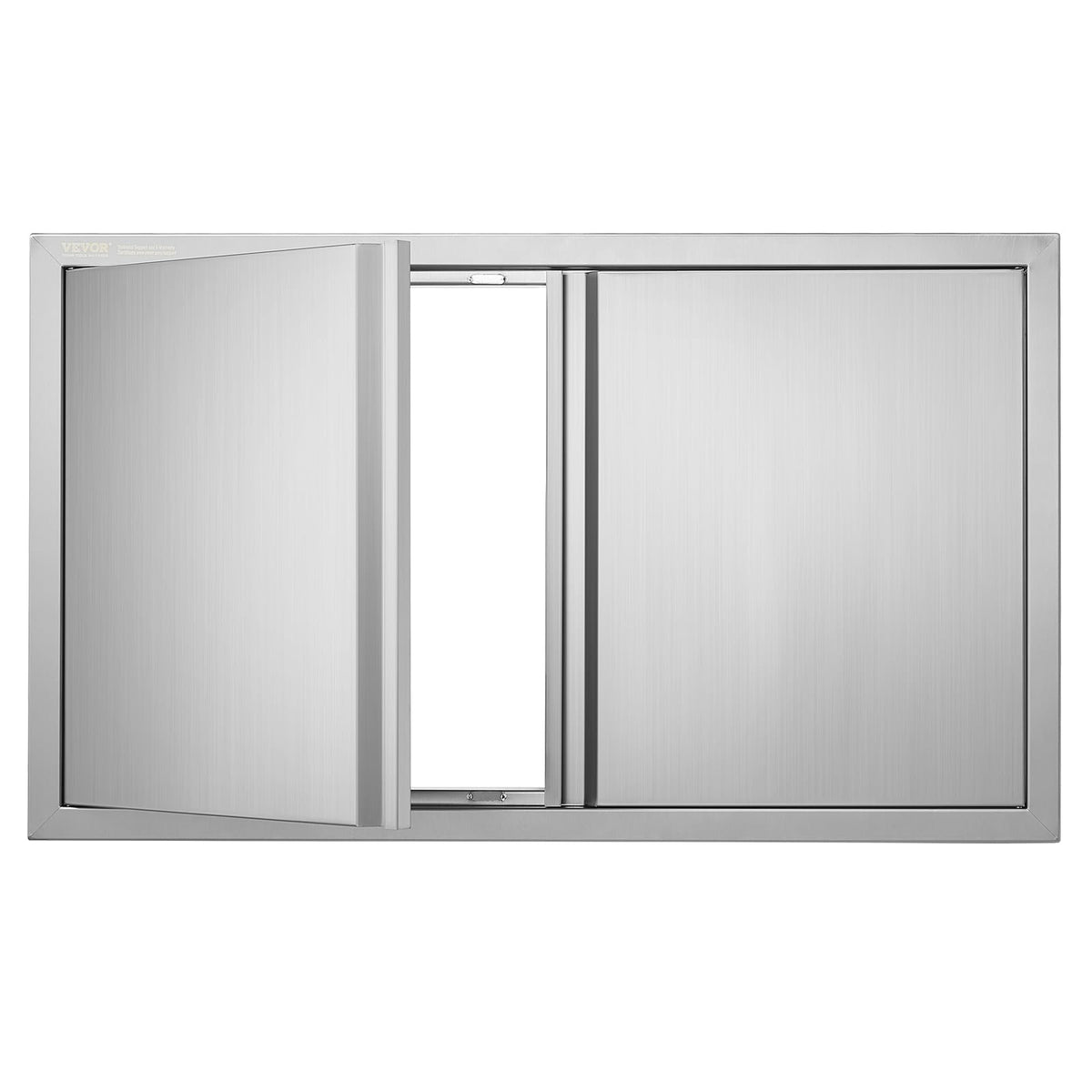VEVOR flush-mount front view showing sleek stainless finish and clean edge
