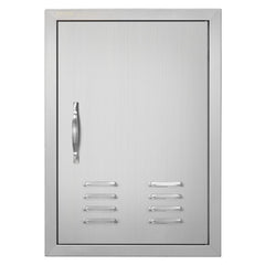 VEVOR front view showing flush stainless steel door and tidy finish for weather resistance