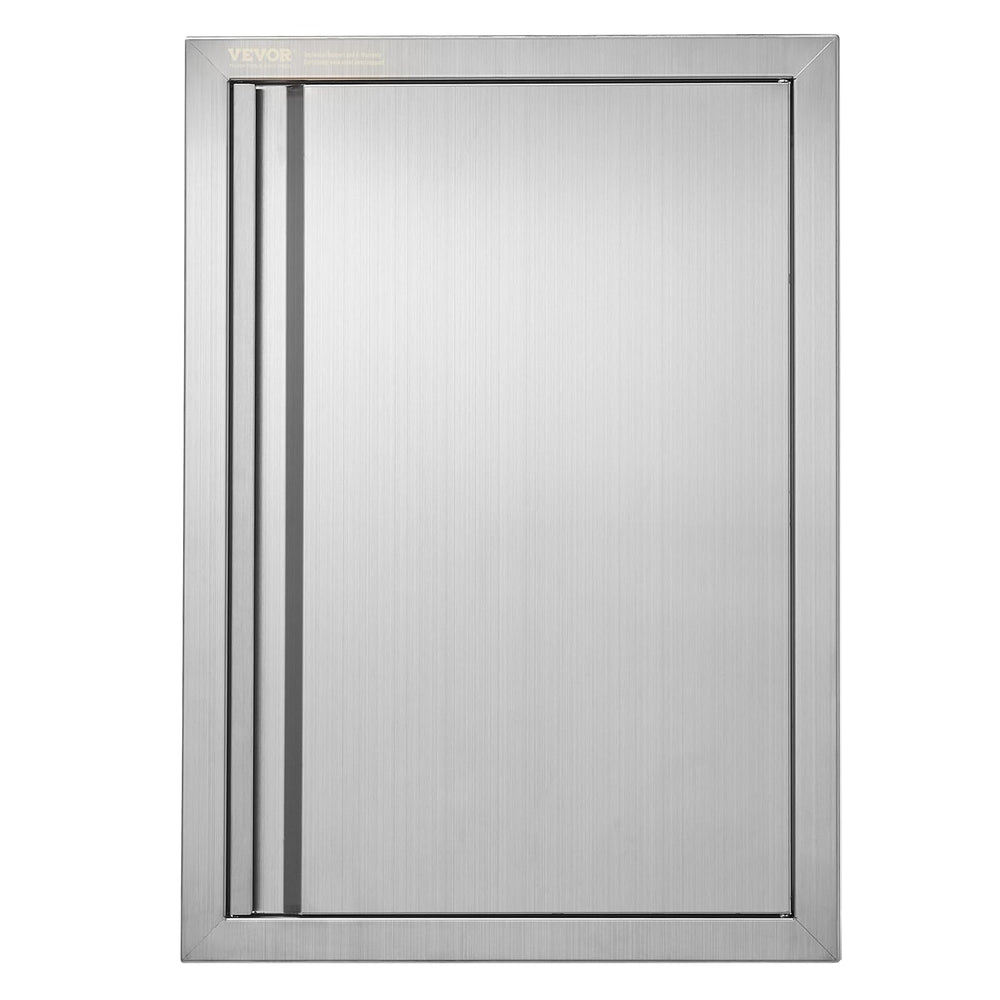VEVOR front view of stainless steel access door showing flush mount benefit