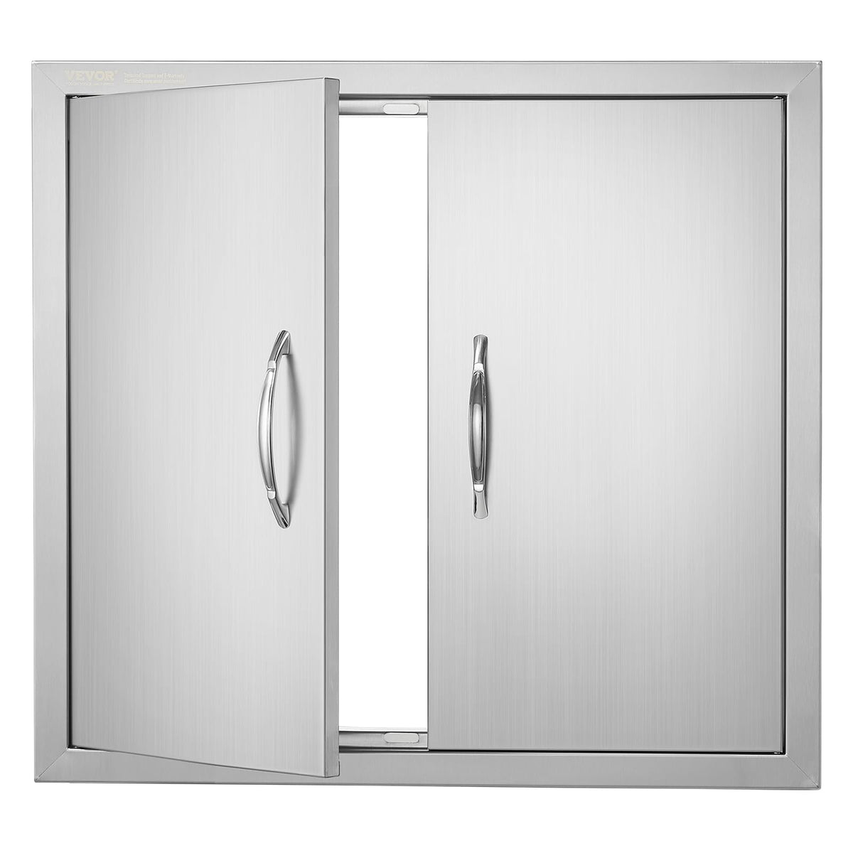 VEVOR front view of stainless steel access door showing flush mount benefit