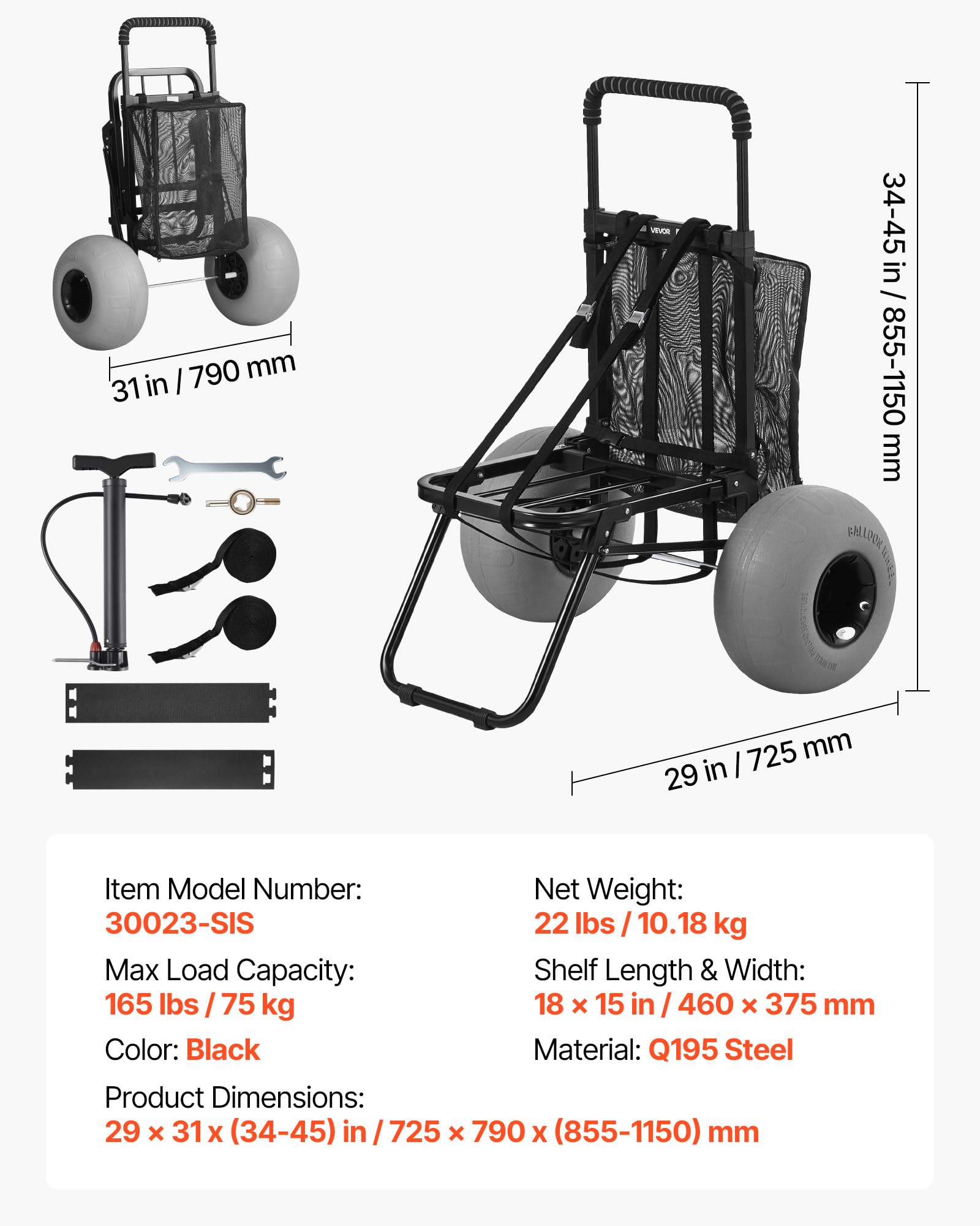 VEVOR rust-resistant frame detail highlighting coastal durability