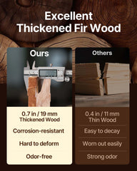 VEVOR beeswax-coated surface texture protecting wood and attracting bees