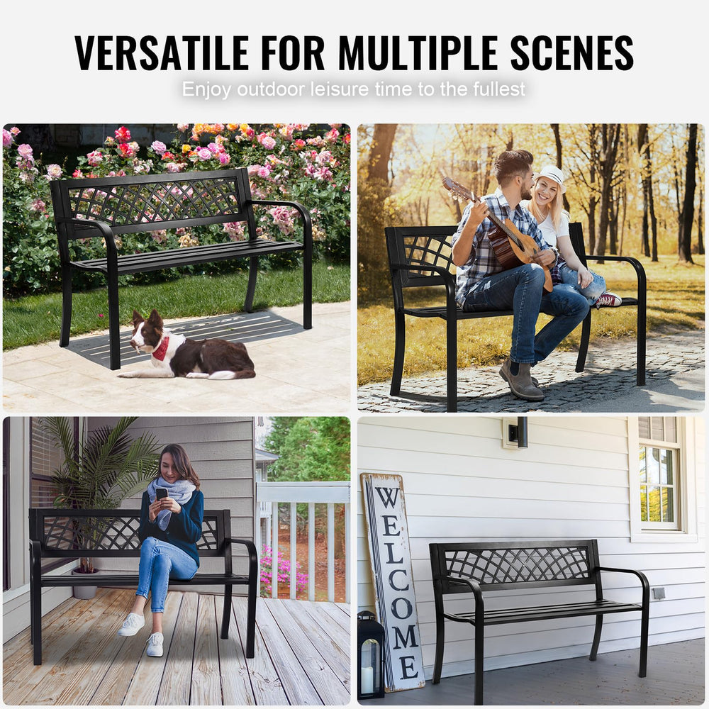 VEVOR bench weather-resistant finish showcasing corrosion protection