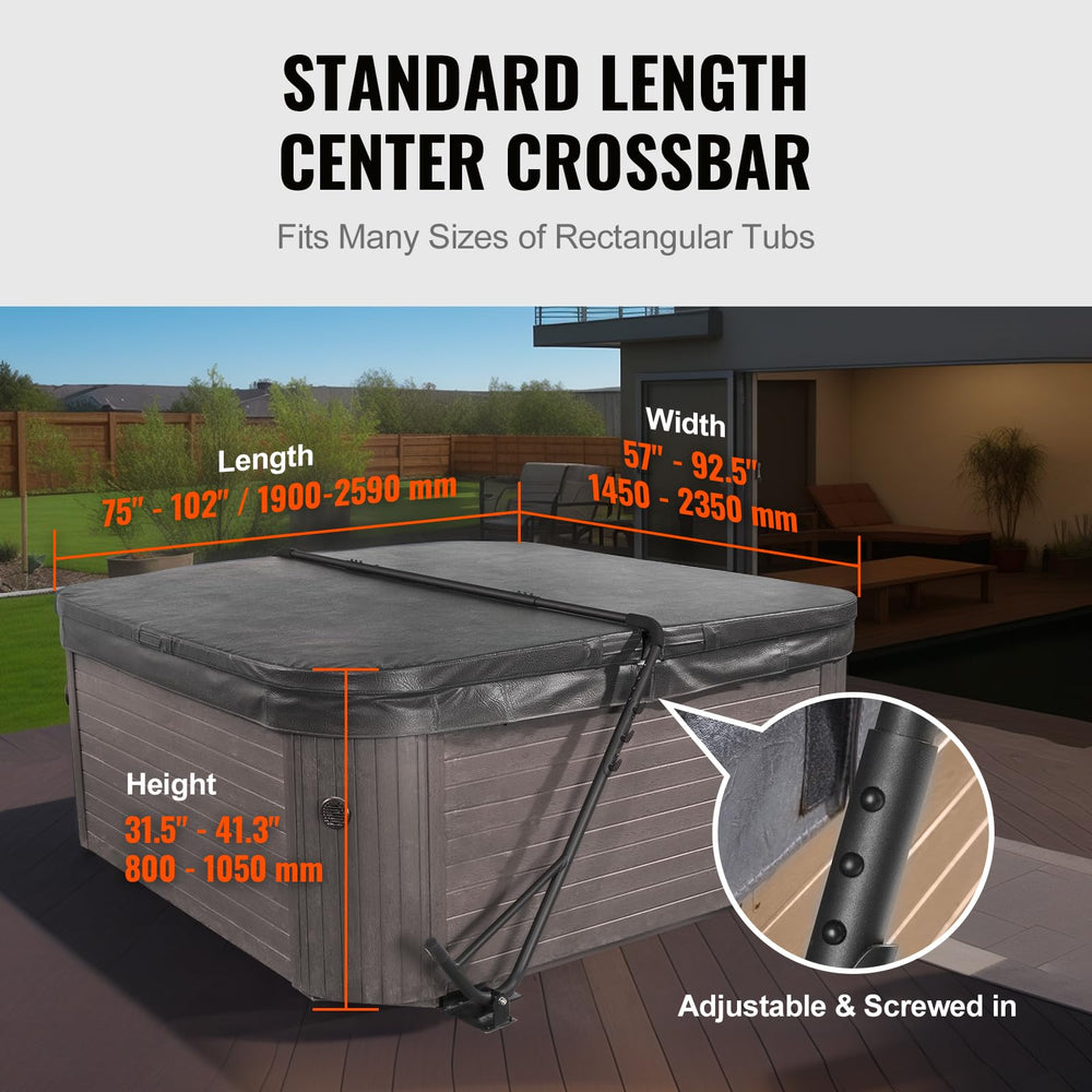 VEVOR side profile bracket with three hooks offering convenient towel storage benefit