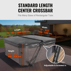 VEVOR side profile bracket with three hooks offering convenient towel storage benefit