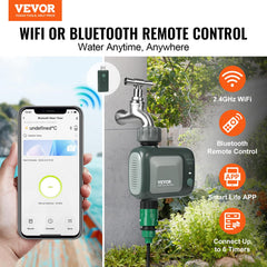 VEVOR brass inlet close-up illustrating secure faucet connection and durability
