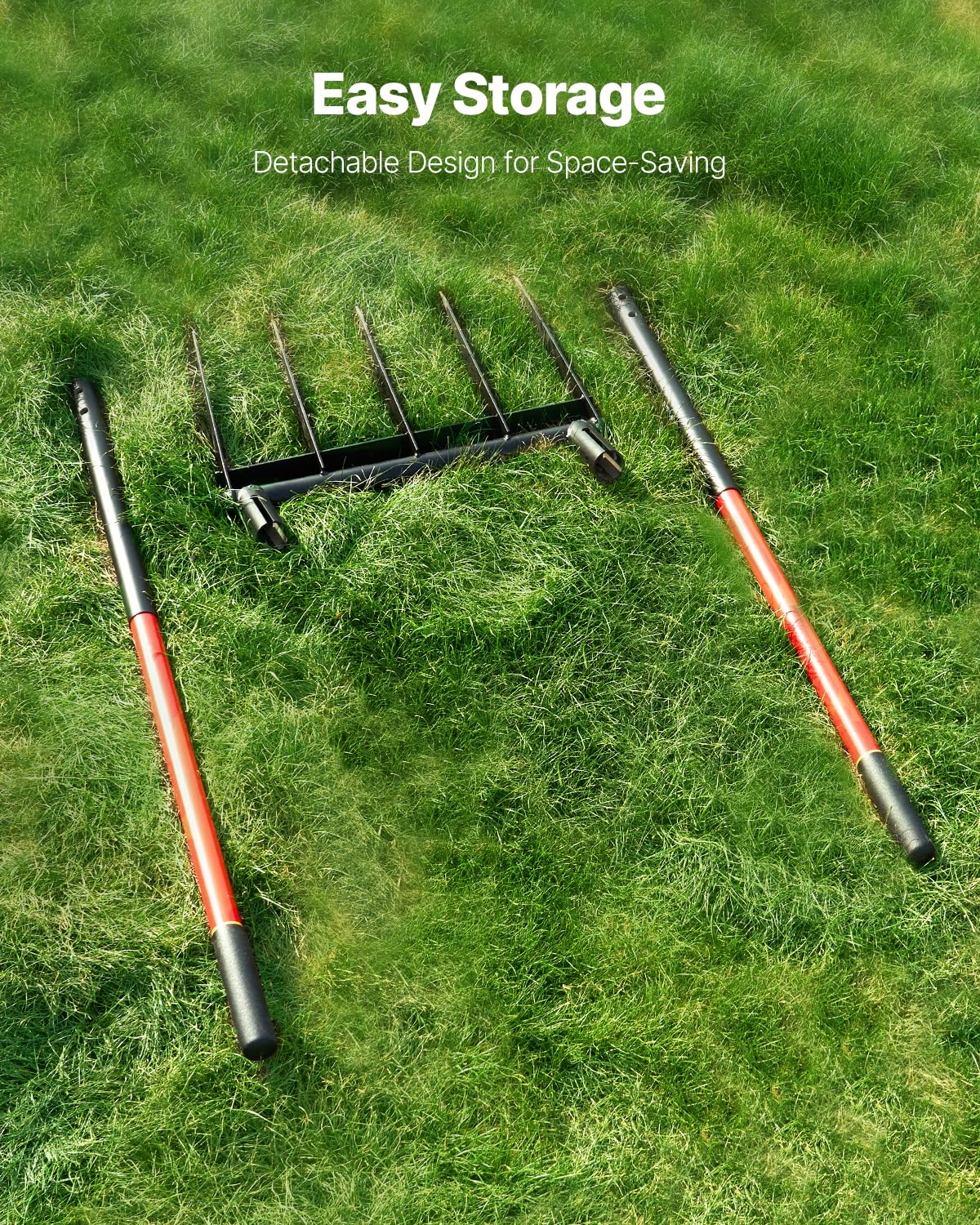 VEVOR broad fork in raised bed improving soil with minimal effort