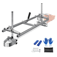 VEVOR front assembly showing stable frame and secure mounts for precise milling