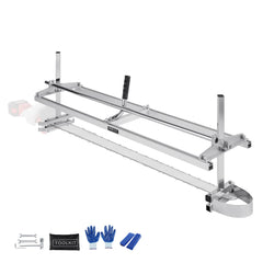 VEVOR chainsaw mill front overview showing stable frame and mounting
