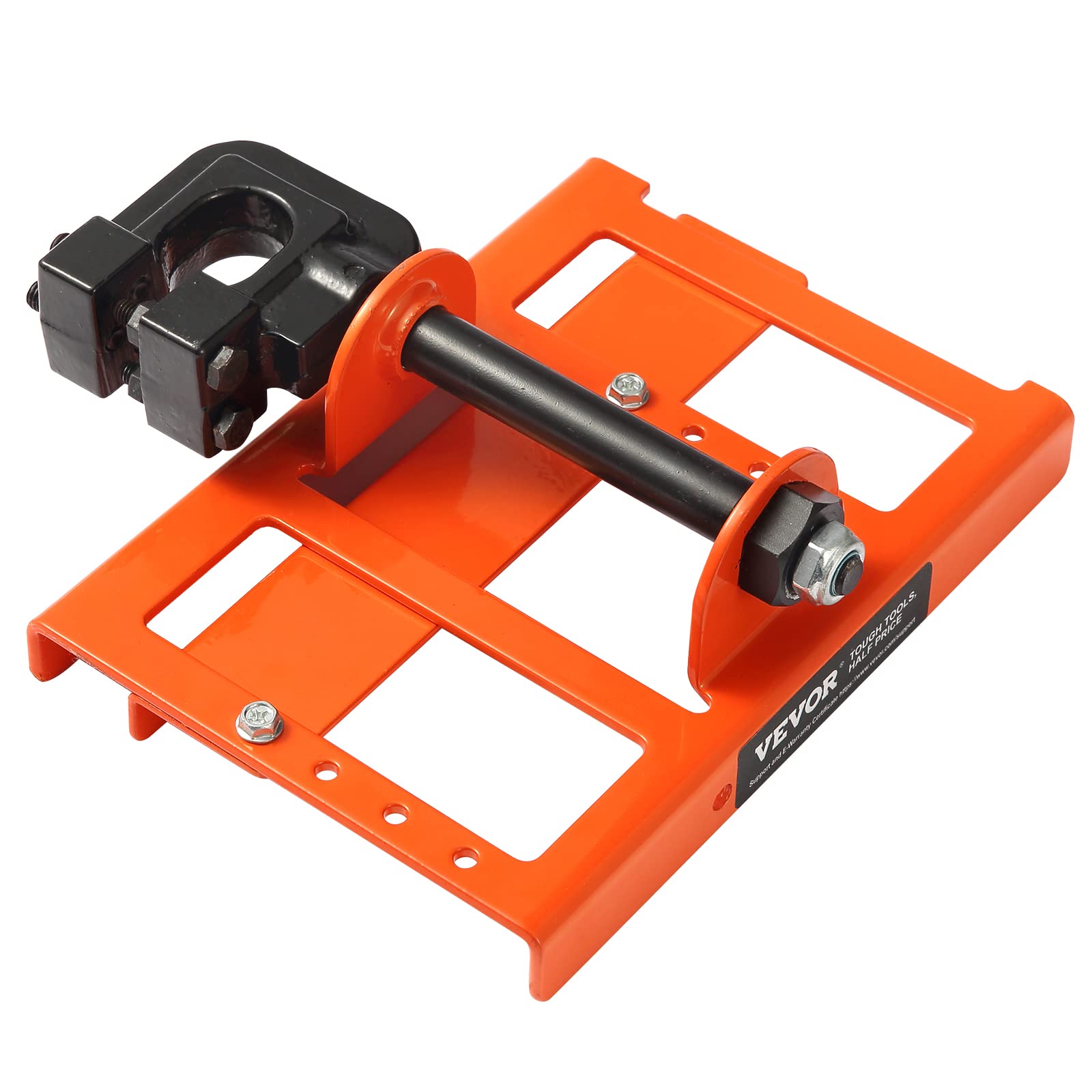 VEVOR chainsaw mill front view showing frame and guide for precise cuts