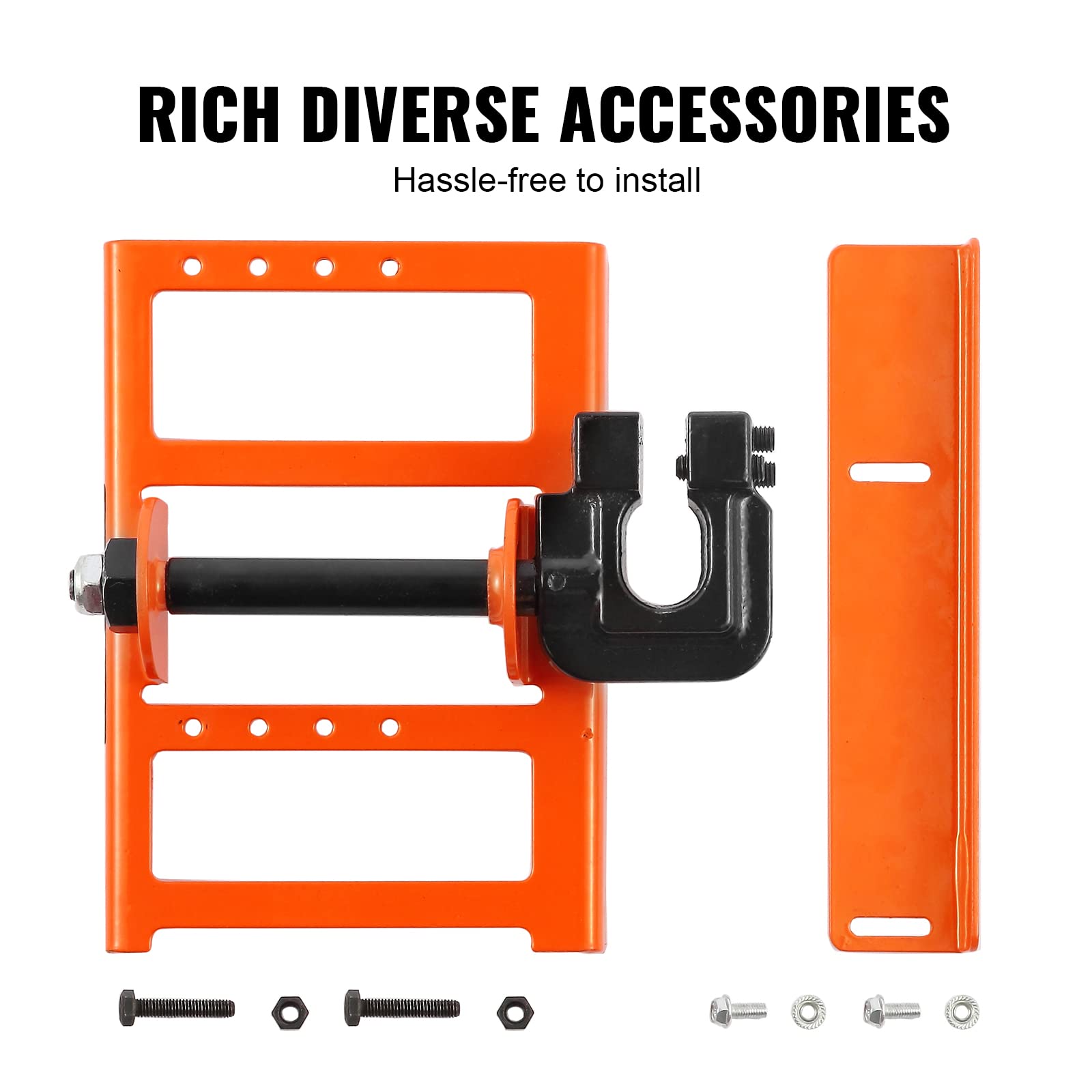 VEVOR rust-resistant coated shaft for smoother guided chain movement