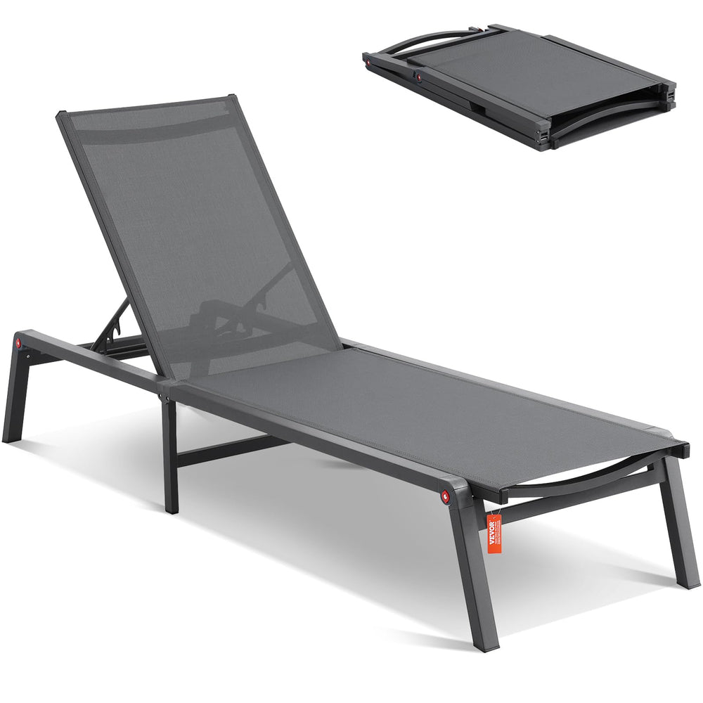 VEVOR front view showing chair shape and durable finish for outdoor comfort