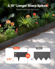 VEVOR close-up of galvanized texture highlighting rust-resistant finish benefit
