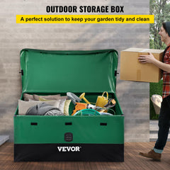 VEVOR close-up of PE tarpaulin texture highlighting waterproof durability benefit