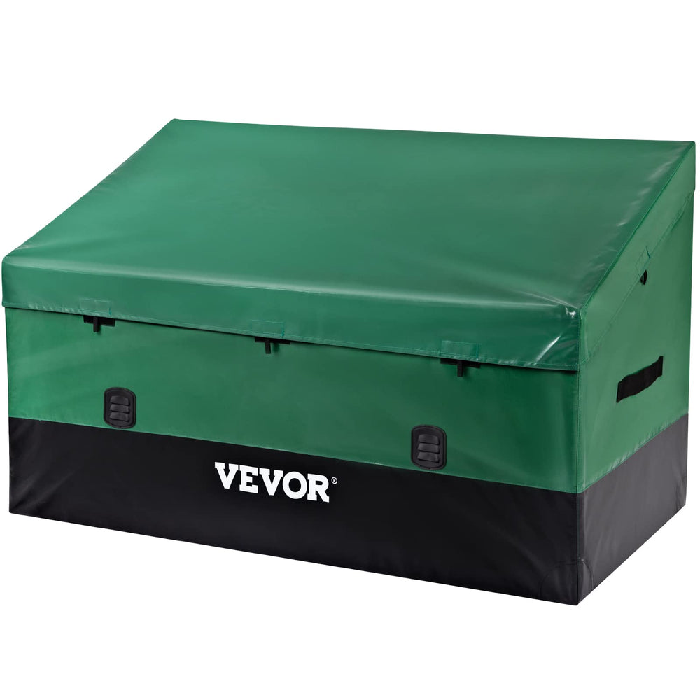 VEVOR front view of deck box showing streamlined storage and weather protection