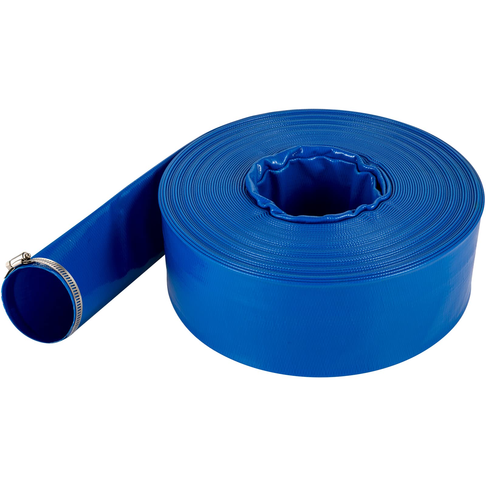 VEVOR hose outdoors during weather test showing resistance to sun and cold