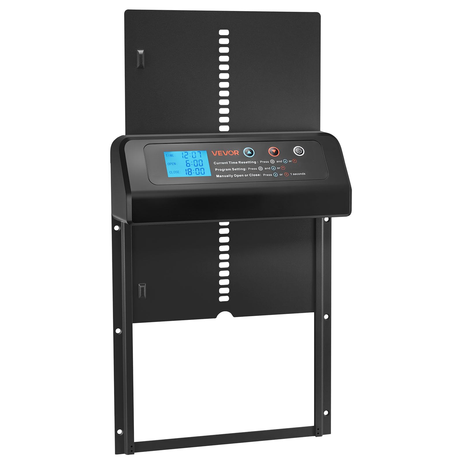 VEVOR lifestyle backyard coop scene showing automated routine convenience