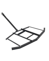 VEVOR front view of drag harrow showing full 66-inch width and frame, improves coverage
