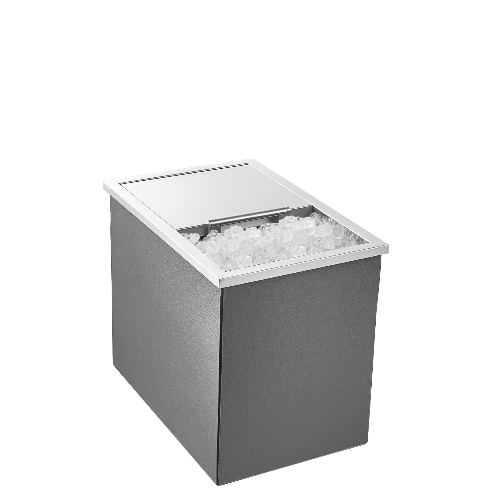 VEVOR front view of drop-in ice chest showing compact design and durable finish
