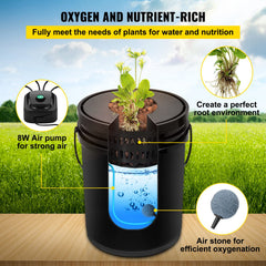 VEVOR visible root development near bucket side illustrating healthy roots