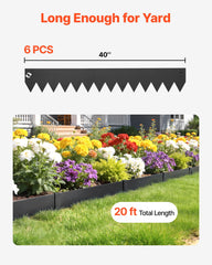 VEVOR panel bent into a smooth curve to show flexibility and custom landscape shaping