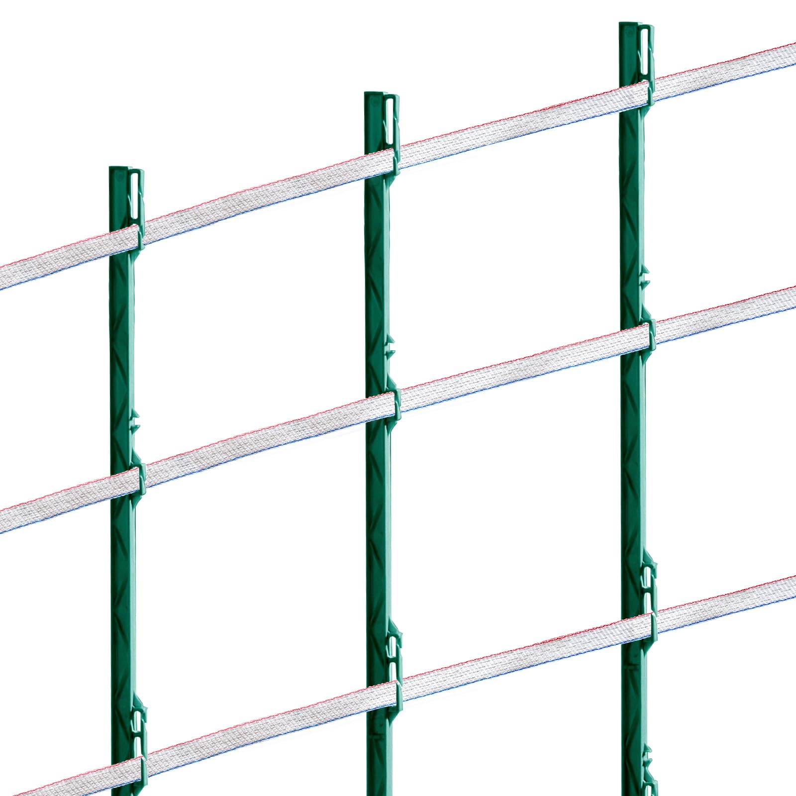 VEVOR roll next to ruler showing 1640ft length to cover large perimeters efficiently