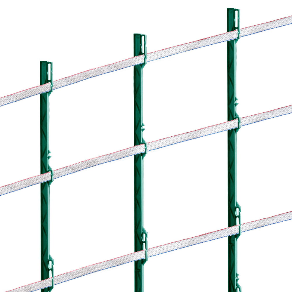 VEVOR roll next to ruler showing 1640ft length to cover large perimeters efficiently